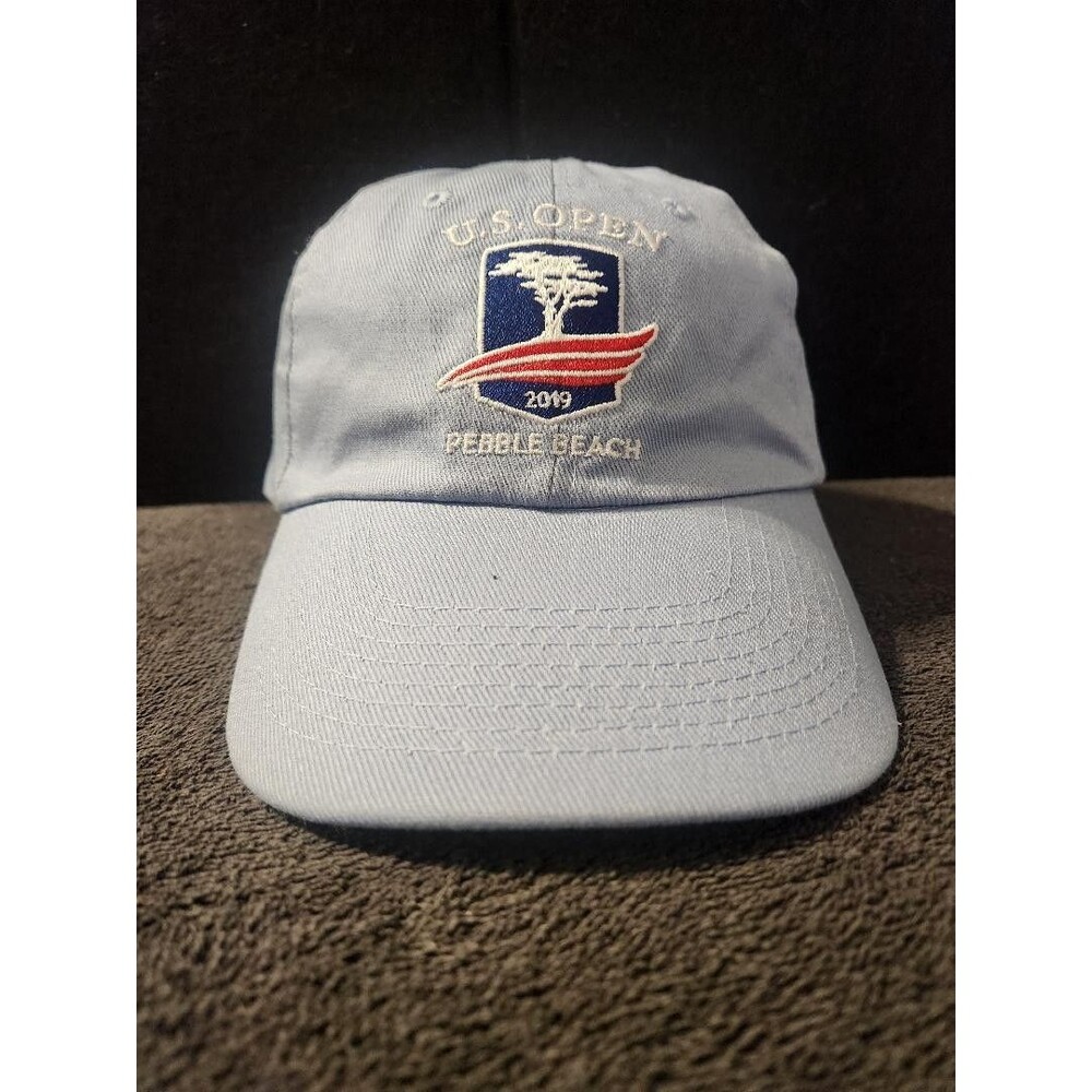 Pebble Beach USGA Member 2019 Ligh Blue U.S. Open Buckle Strap Hat